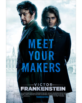 Póster y primer trailer de Victor Frankenstein 