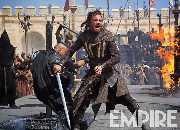 Más fotos de Michael Fassbender en Assassin's Creed