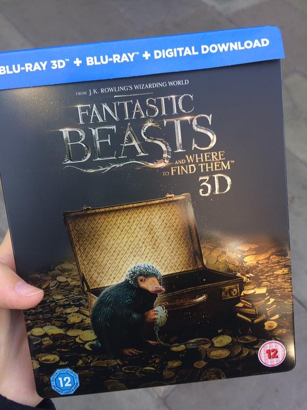 Steelbook 'Animales Fantásticos y Dónde Encontrarlos' (Edición HMV)