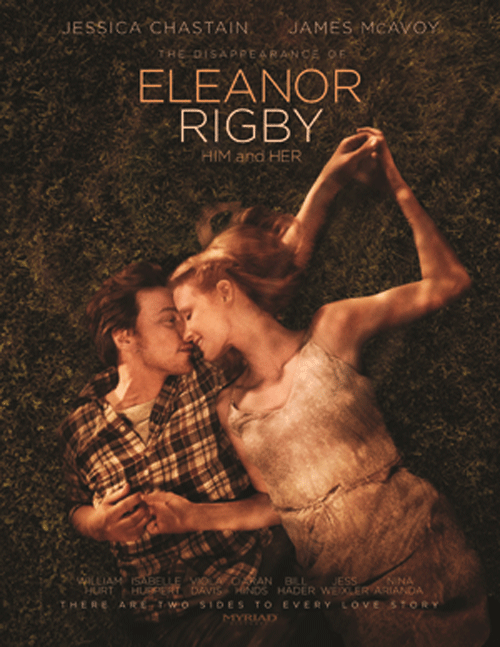 Trailer de 'La desaparición de Eleanor Rigby', lo nuevo de Jessica Chastain y James McAvoy