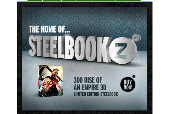 Steelbook de 300: El Origen de un Imperio (3D) disponible en Zavvi