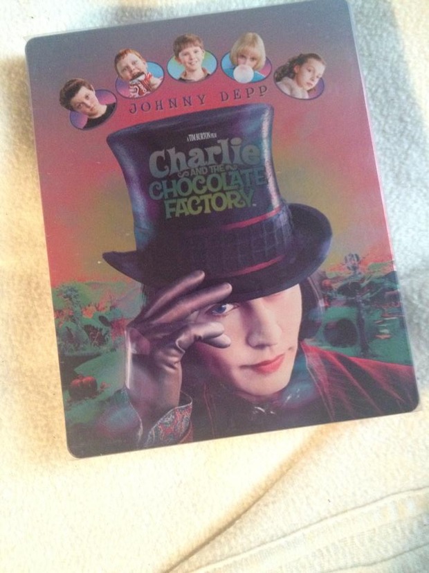 Recién llegado de Japón (Steelbook - Charlie y la fábrica de chocolate)
