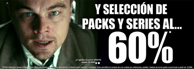 Por si os interesa, 60% dto. en packs y series en AcciónHD