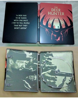 Fotos del steelbook de El Cazador, a petición de Goodfellas