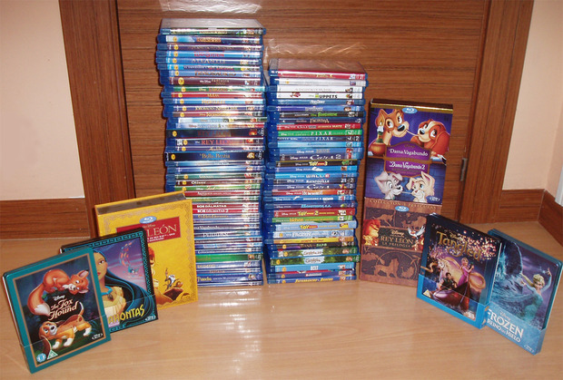 Y mis Blu-ray's de Disney :)