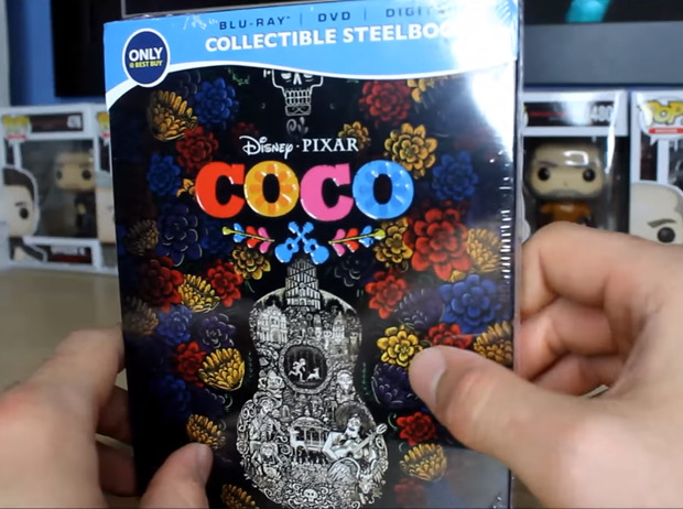 Unboxing del steelbook de Coco