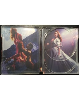 Diseño interior del steelbook de El Gran Showman