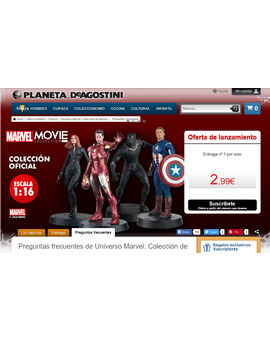 Colección de figuras Marvel