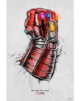Póster para el reestreno de Endgame