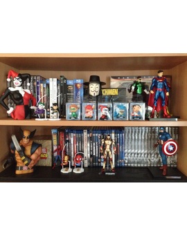 Parte de mi colección de DC Comics y Marvel