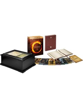 [Blu-ray]  Le Hobbit - La trilogie [Édition limitée coffret bois - Combo Blu-ray 3D + Blu-ray + DVD + Copie digitale] 