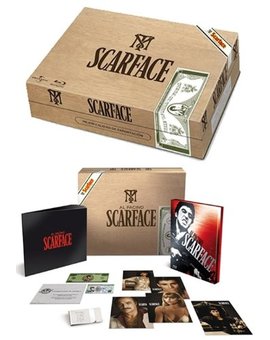 CHOLLO!!!! [Blu-ray] Scarface (Collector Cigarbox) (Blu-Ray Combo) [Import belge] 
