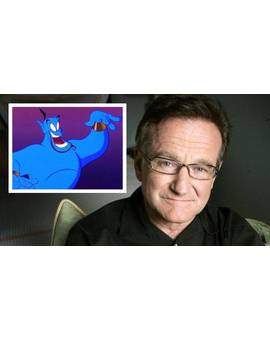 Las imágenes nunca vistas de Robin Williams durante el doblaje de 'Aladdin'