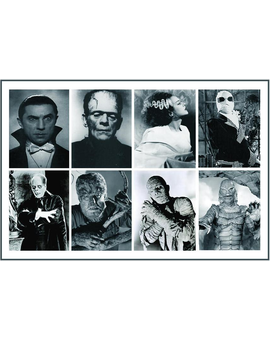 Mi Halloween en pocos minutos comienza con... Monstruos Clásicos Universal 