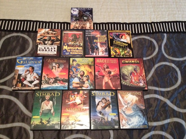 Mi colección actual sobre Ray Harryhausen... Maestro de maestros