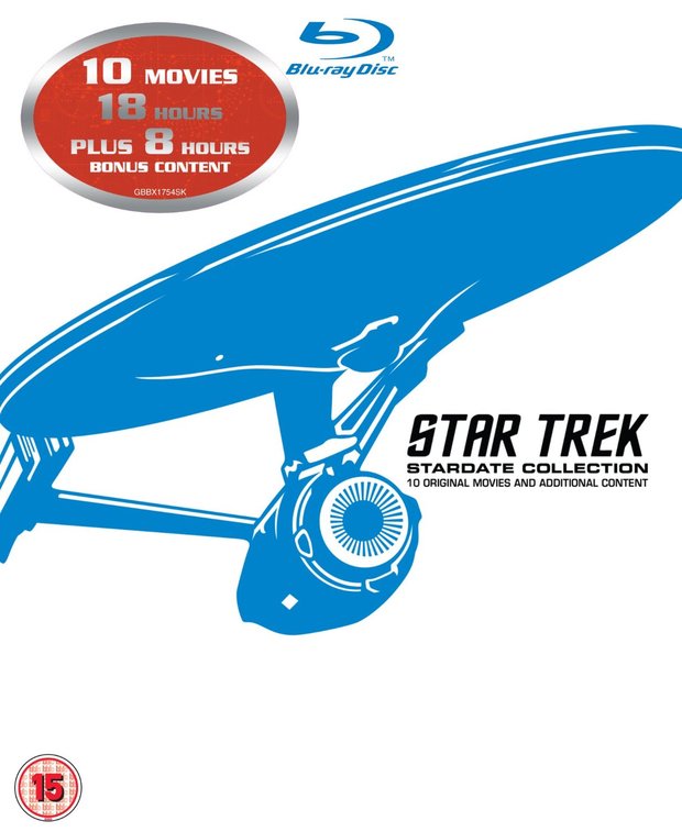 Star Trek: Stardate Collection - The Movies 1-10 [Blu-ray] [1979] [Region Free] 