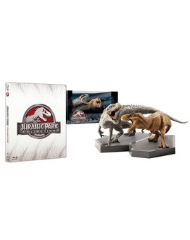 CHOLLO!!!  Jurassic Park Collection (Ltd) (4 Blu-Ray+2 Statuette Da Collezione)) 