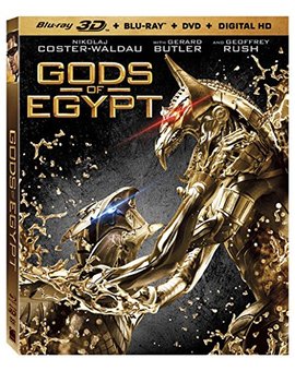 Gods Of Egypt [Bluray 3D + Bluray + DVD + Digital HD] [Blu-ray] 