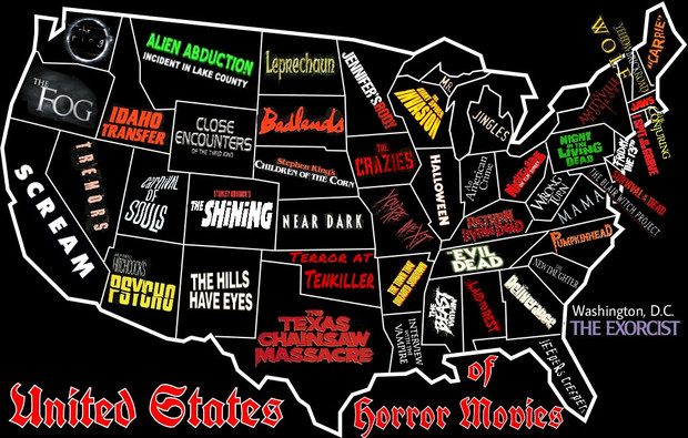 United States of Horror Movies