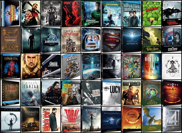 Mi colección actual de Steelbooks