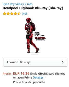 ...a la venta el 7 de marzo de 2018...