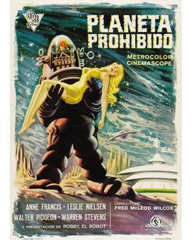 Póster de  Planeta prohibido (1956) 
