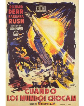 Póster de Cuando los mundos chocan (1951)