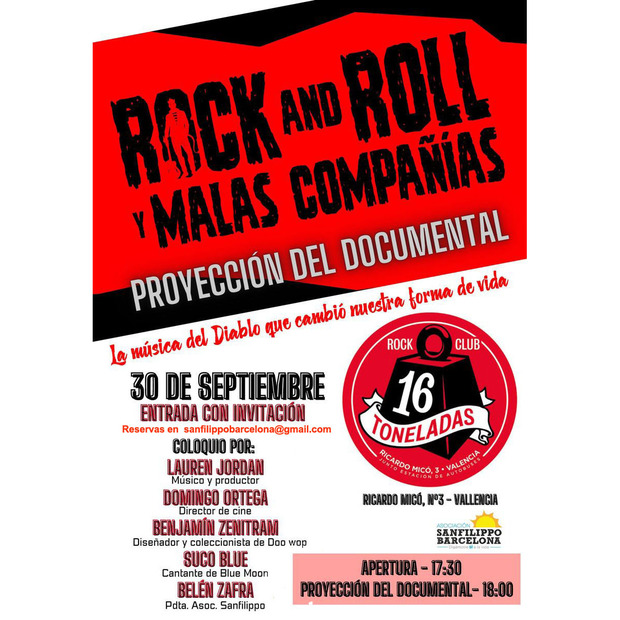 Si lo vuestro es el cine y el rock&rol, cita en Valencia