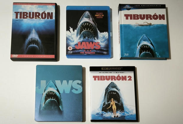 Y aquí mi colección de TIBURÓN.