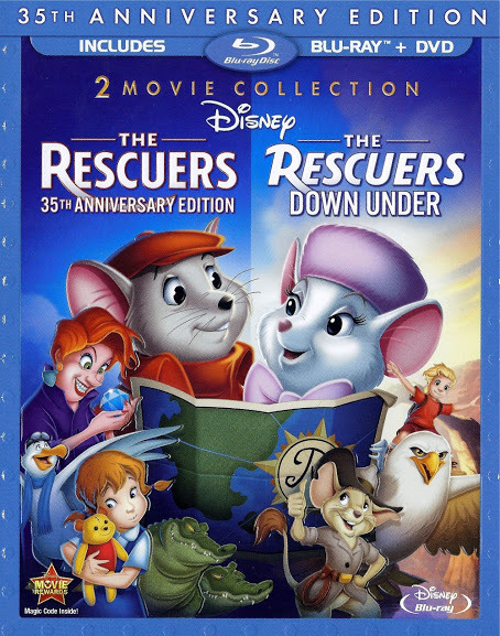 los rescatadores y los rescatadores en cangurolandia bluray