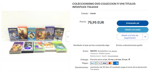 Cash Converters se suma a la locura del VHS