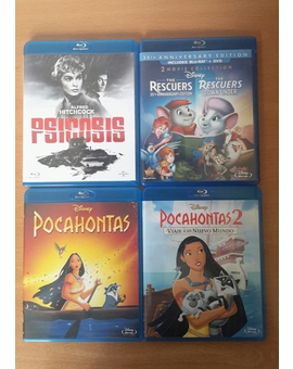 Mas blurays para la colección!! Disney y Psicosis!! :)