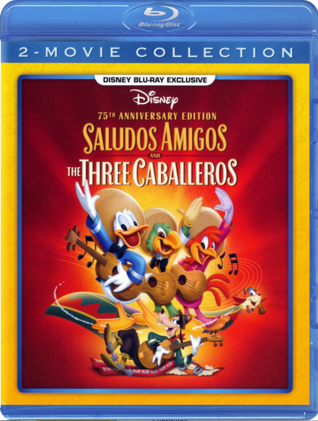 Saludos Amigos y Los tres caballeros en bluray en USA