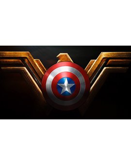 Así sería un crossover entre el Capitán América y Wonder Woman