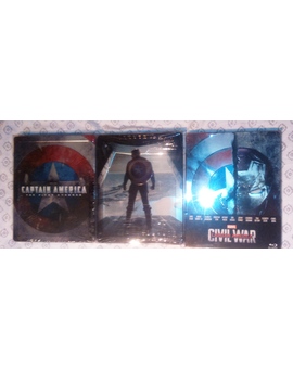 Trilogía Capitán América Steelbook