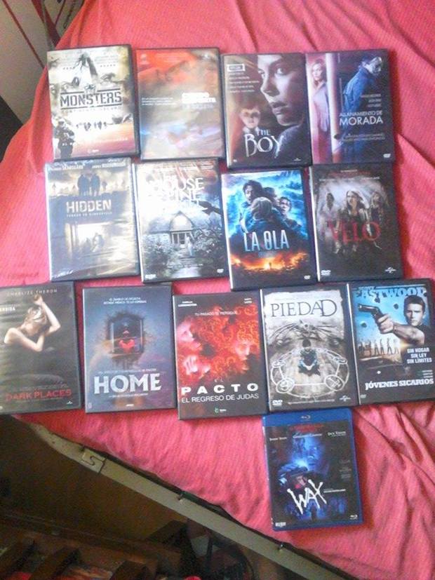 Dvds...y un triste blu ray...