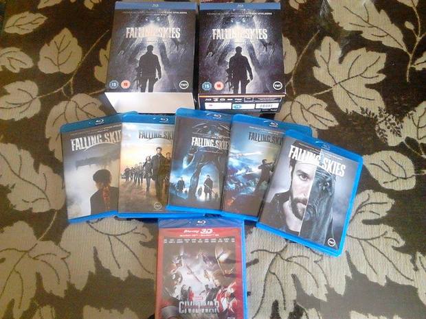 Falling Skies- Serie completa blu-ray y Capitan América 3d 