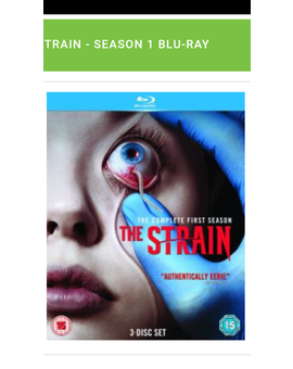 The strain temporada 1 ,blu ray UK. 