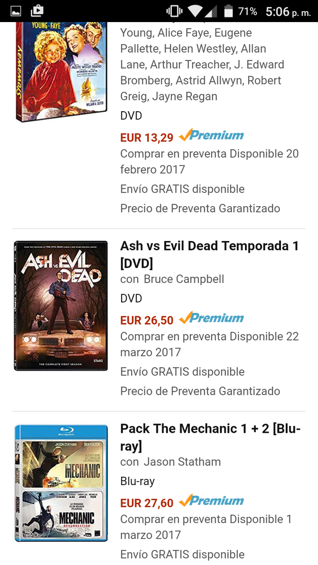 Por finn. ash vs evil edad se estrena....en Dvd. Que vergüenza!!