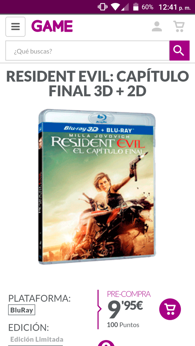 Resident Evil 3D a 9,95 €