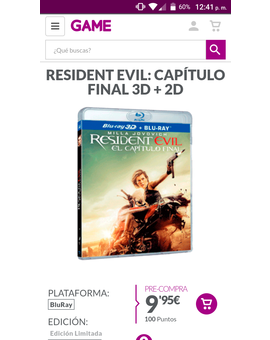 Resident Evil 3D a 9,95 €