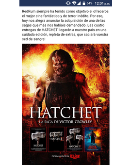 Tema distribuciones adquiere los derechos de Hatchet!!!!!!