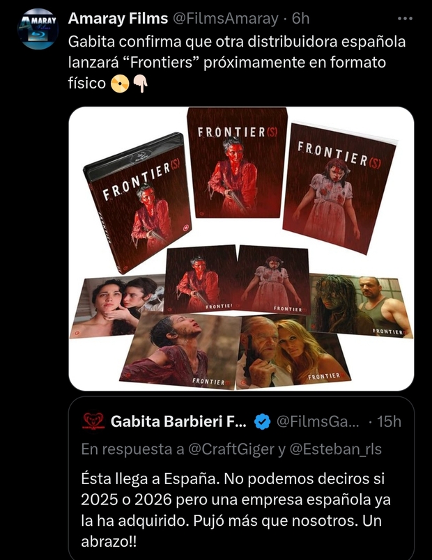 Frontiers será editada en España.