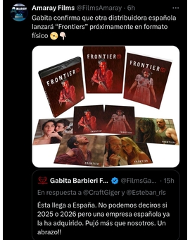 Frontiers será editada en España.