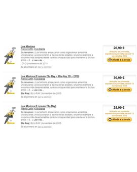 Ya en preventa la película de Los Minions en Fnac.es