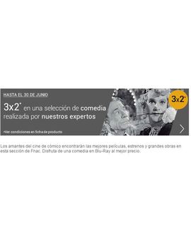 3x2 en una selección de comedia (Fnac)