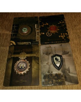 Juego de tronos edición metálica temp. 1, 2, 3 y 4 zavvi