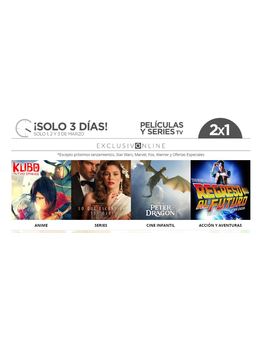 2x1 en la web ECI (solo los días 1, 2 y 3 de marzo)