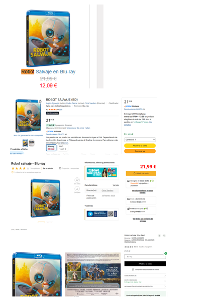 Actualización precio Robot salvaje