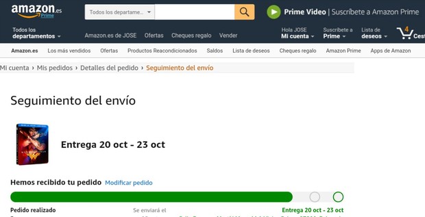 Esto me huele mal... Espero que no me falle Amazon porque es muy extraño que no me haya todavía. 